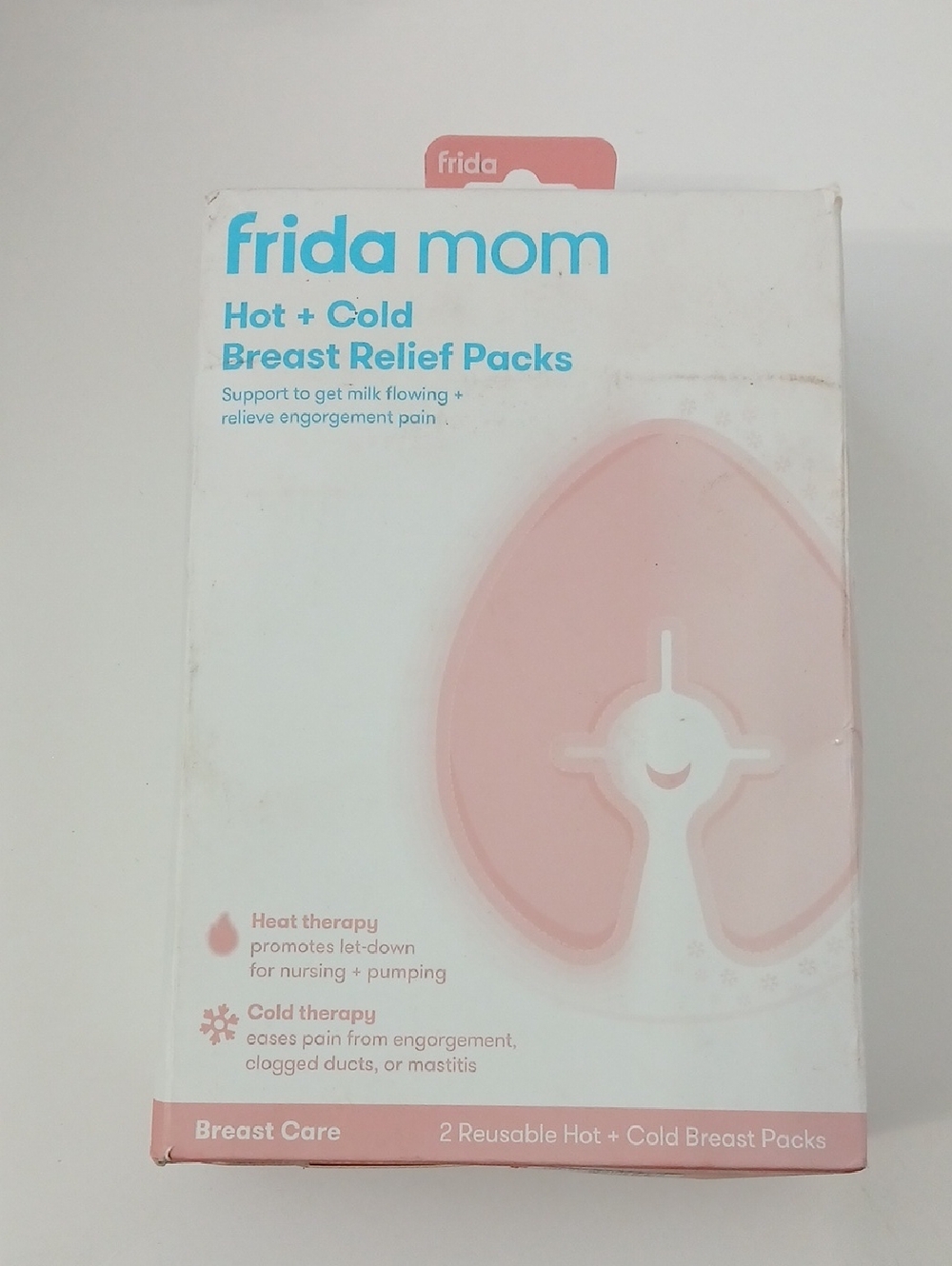 Frida Mom Hot + Cold Breast Relief Packs - 2 Pack